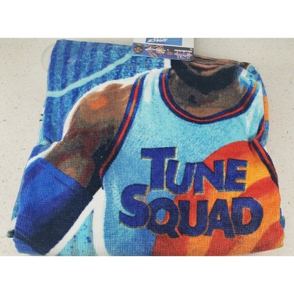 Lebron James Space Jam Beach Towel "28" X 58" Blue - Picture 2 of 11